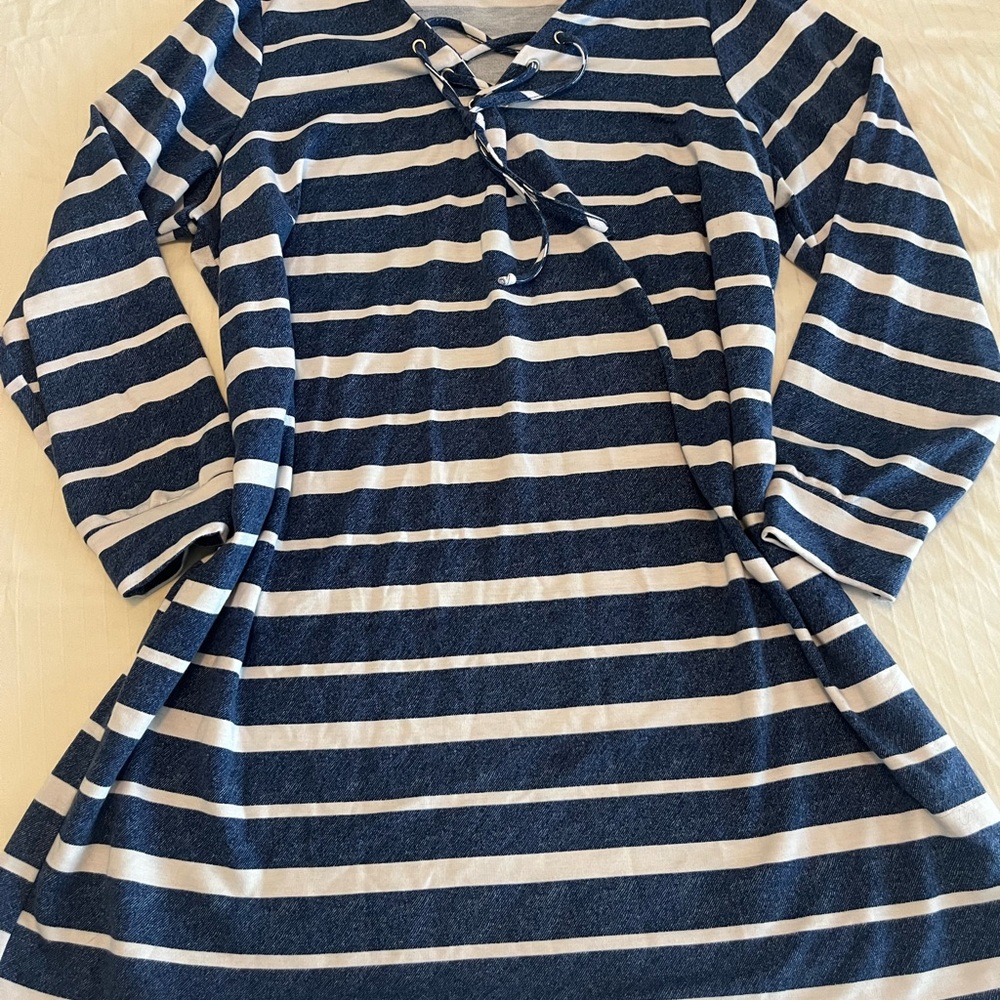 Striped Beach-Style Tacera Dress